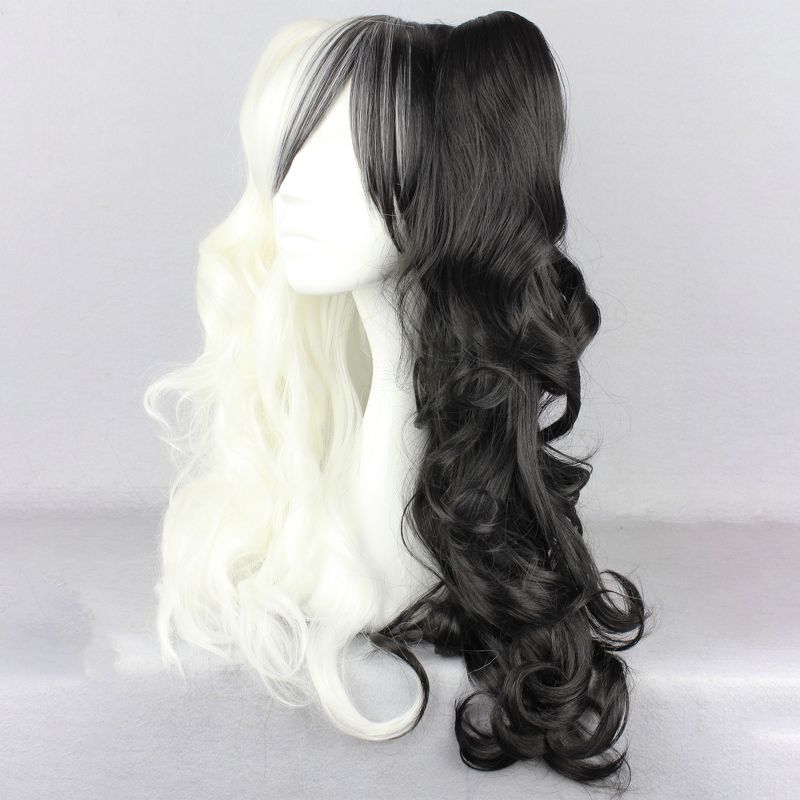 Unique Bargains Wigs Human Hair Wigs for Women with Wig Cap Long Hair, 3 of 7