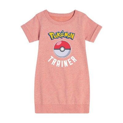 - Pokémon - Pokémon Trainer Graphic Short Sleeve Fleece Dress