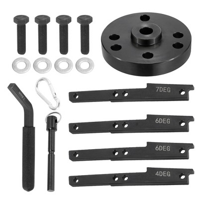 Unique Bargains Cam Gear Puller Cam Timing Tool Kit and Engine Brake Adjustment Tool 7MM Black 16pcs