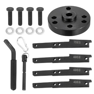 Unique Bargains Cam Gear Puller Cam Timing Tool Kit and Engine Brake Adjustment Tool 7MM Black 16pcs - 1 of 4