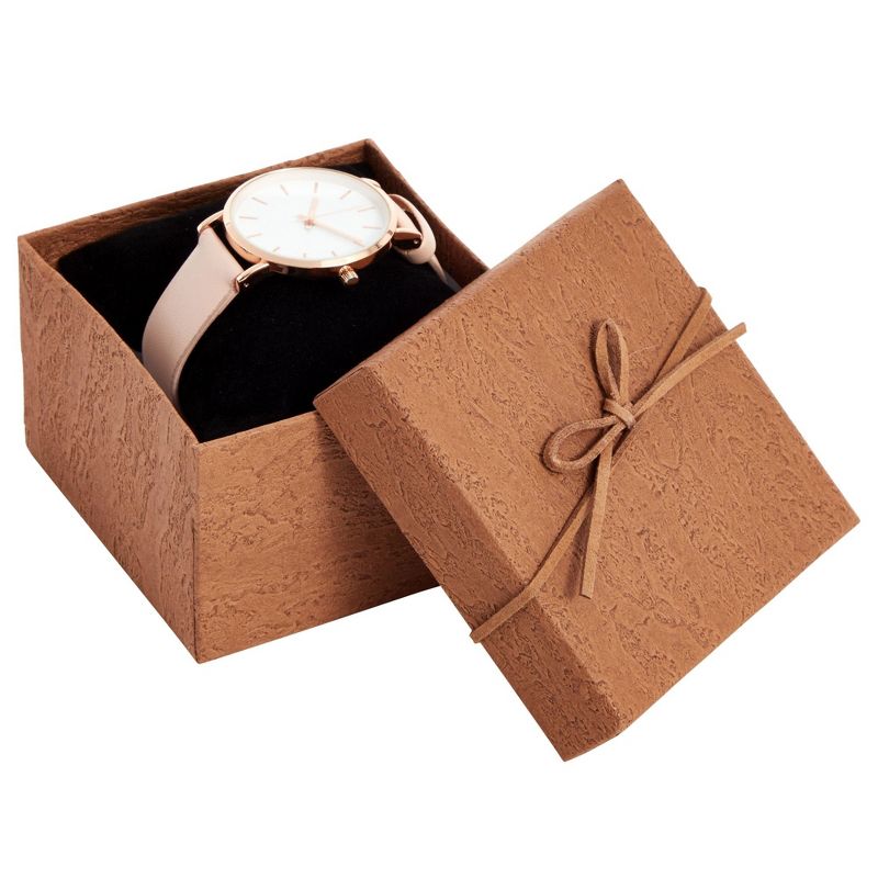 Juvale 6 Pack Small Gift Boxes with Lid and Velvet Insert for Jewelry, Anniversaries, Weddings (3.7x3.6x2.3 In), 4 of 9