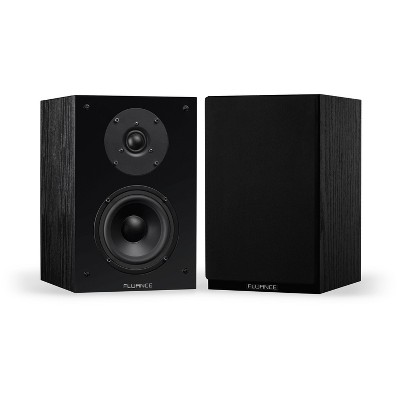 Fluance Elite High Definition 2-Way Bookshelf Surround Sound Speakers for 2-Channel Stereo or Home Theater System (SX6)