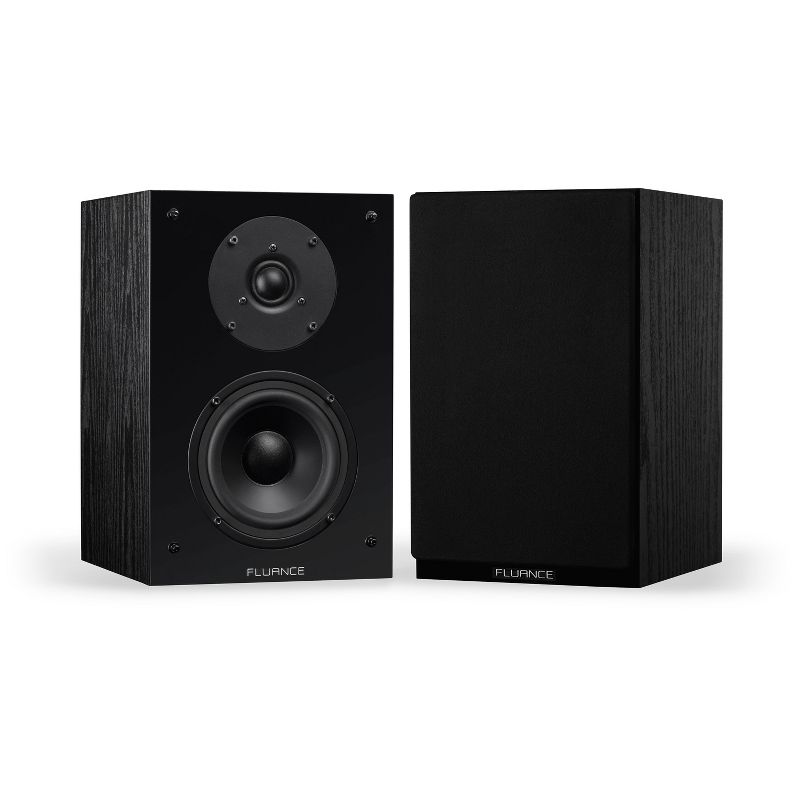 Fluance Elite High Definition 2-Way Bookshelf Surround Sound Speakers for 2-Channel Stereo or Home Theater System (SX6), 1 of 9