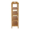 YIYIBYUS Freestanding Bamboo 5 Tier Shoe Rack For Entryway Hallway - 4 of 4
