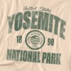 Yosemite National Park Established Date Adult T-Shirt Cream - 2 of 4