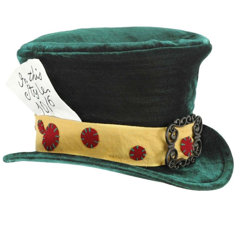 HalloweenCostumes.com   Boy  Alice in Wonderland Mad Hatter Costume Hat for Kids, Green, 1 of 3