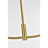Elegant Lighting Nyomi 36-Inch Satin Gold Chandelier with Balanced Proportions - 3 of 4