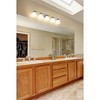 Vaughn 5-Light Modern Bathroom Vanity Fixture with Vintage Schoolhouse Glass - 4 of 4