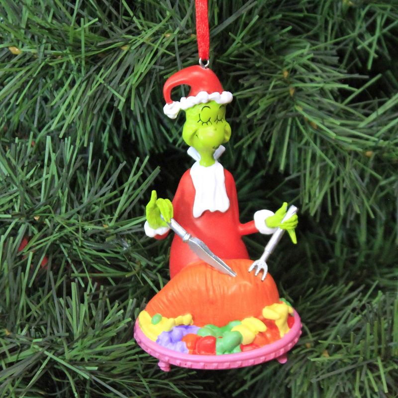 4.25 In Grinch Hanging Ornament Dr Seuss Tree Ornaments, 2 of 4