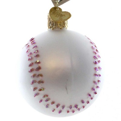 Old World Christmas 2.0 Inch Baseball Sports America Pastime Tree Ornaments