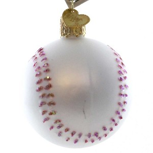 Old World Christmas 2.0 Inch Baseball Sports America Pastime Tree Ornaments - 1 of 3