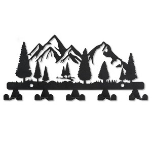 LunaLulinlk Metal Key Holder, Wall Mount Key Organizer Rack, Key Holder for Wall Decorative with 10 Hooks (Tree) - 1 of 4
