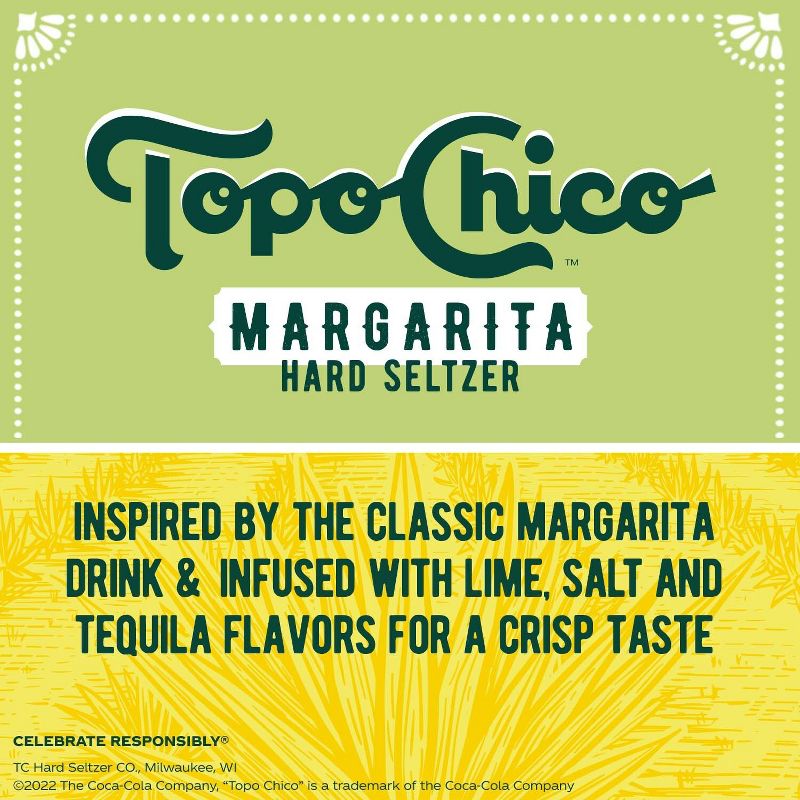 Topo Chico Margarita Seltzer Cans - 12pk/12 fl oz Cans, 3 of 9