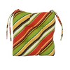 Blazing Needles, 16-inch Spun Polyester Outdoor Square Tufted Chair Cushions (Set of 2) - 2 of 2