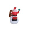 A Holiday Company 6ft Wide Animated Snowball Fight, 4.5 ft Tall, Multi - 4 of 4