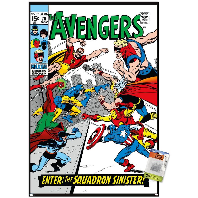 Trends International Marvel Comics - Avengers #70 Unframed Wall Poster Prints, 1 of 7