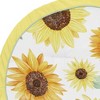 Sweet Jojo Designs Girl Baby Tummy Time Playmat Sunflower Yellow Brown and Green - 3 of 4