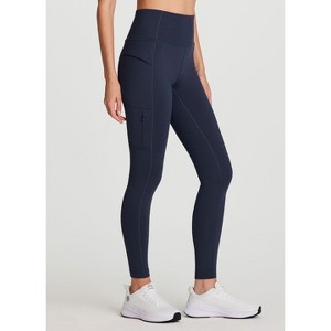 Avalanche Women's Low Profile Micro Fleece Lined Legging with Tech and Zipper Pockets - 1 of 4