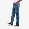 X RAY Men's Straight Leg Cargo Jeans - 3 of 4