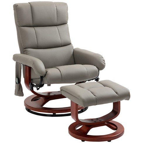 Homcom faux leather heated discount massage recliner chair with remote