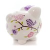 Child To Cherish 7.75 In Paper Bird Piggy Flower Tree Branch Decorative Banks - 4 of 4