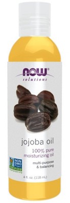 Solutions Jojoba Oil 100% Pure by Now Foods  -  4 oz Liquid