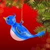 Italian Ornaments 2.5 Inch Happiness Bluebird Italian Ornament Christmas Tree Ornaments - 2 of 4
