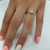 Pompeii3 1/3 Marquise Diamond Engagement Ring 10k White Gold - 4 of 4