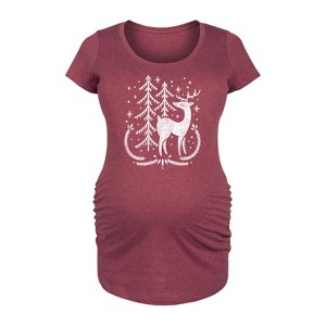 Women's - Instant Message - Scandinavian Winter Deer - 1 of 4