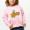 The Juniper Shop Retro Lucky Hat Youth Ultra-Soft Graphic Sweatshirt - 2 of 3