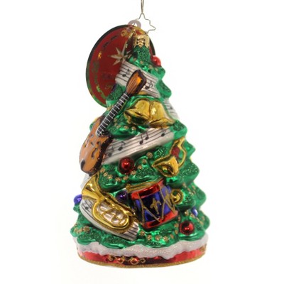 Christopher Radko Sounds Of Joy Ornament Drum Horn Notes  -  Tree Ornaments