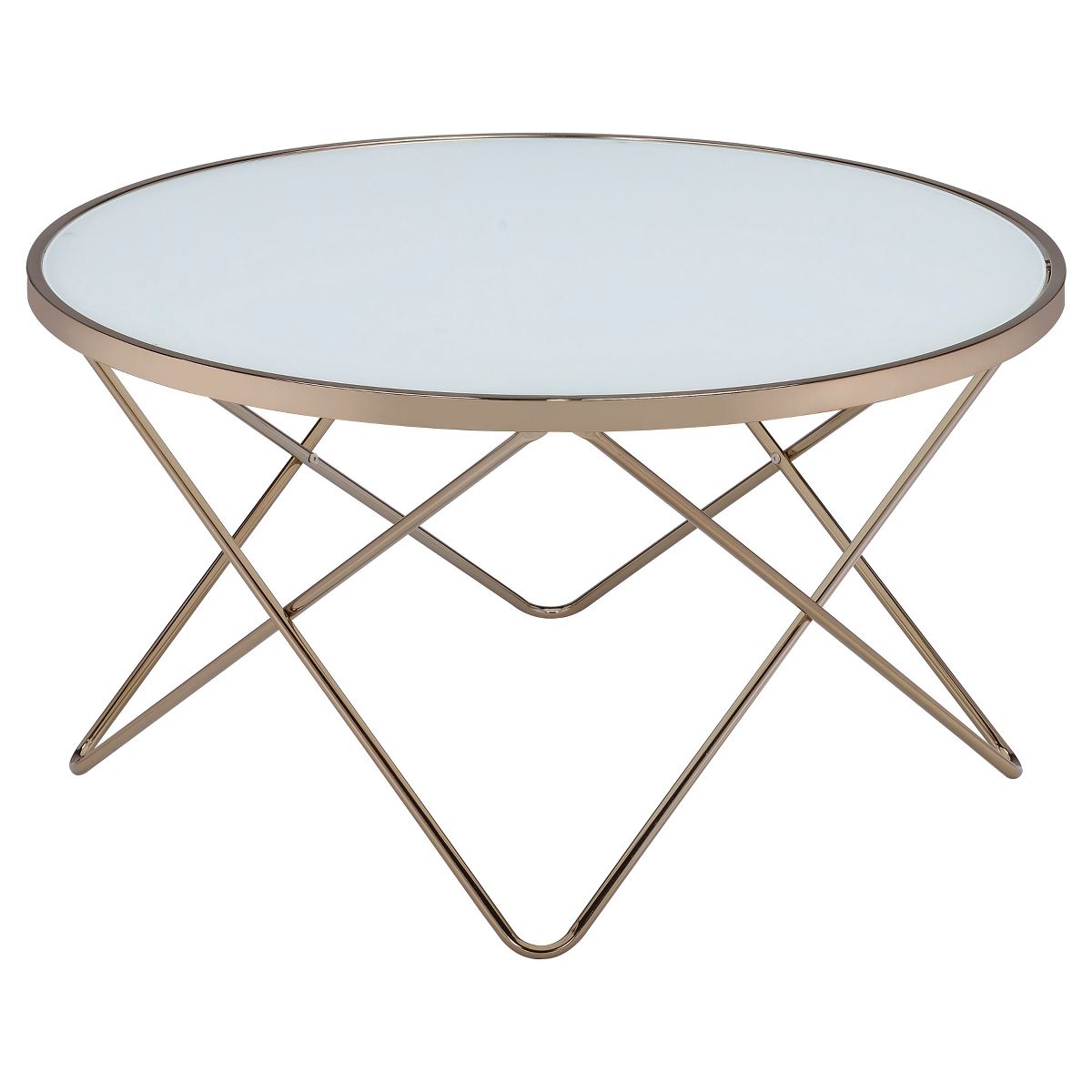 Coffee Table Champagne - Acme Furniture: Metal