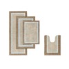 Vynxaria Bath Rugs and Mats 27x45" Tufted Bath Rug - Sophisticated Border Design - 3 of 4