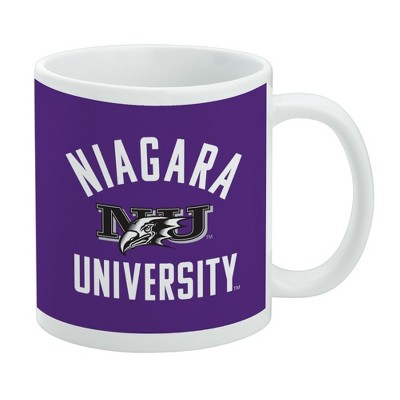 Niagara University Purple Eagles Logo Ceramic Coffee Mug Novelty Gift Mugs for Coffee Tea and Hot Drinks 11oz White