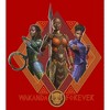 Juniors Womens Black Panther: Wakanda Forever Okoye Shuri and Nakia Portraits T-Shirt - 2 of 3