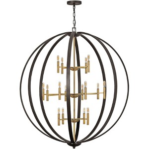Hinkley Euclid 52"W Spanish Bronze 16-Light Foyer Chandelier - 1 of 1