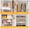Aheaplus 146" Walk-In Closet Organizer with 6 Hanging Rods, Freestanding Closet System with Drawer - 3 of 4