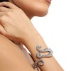 SOHI Women's Metallic Silver Squid Arms Bracelet - 4 of 4