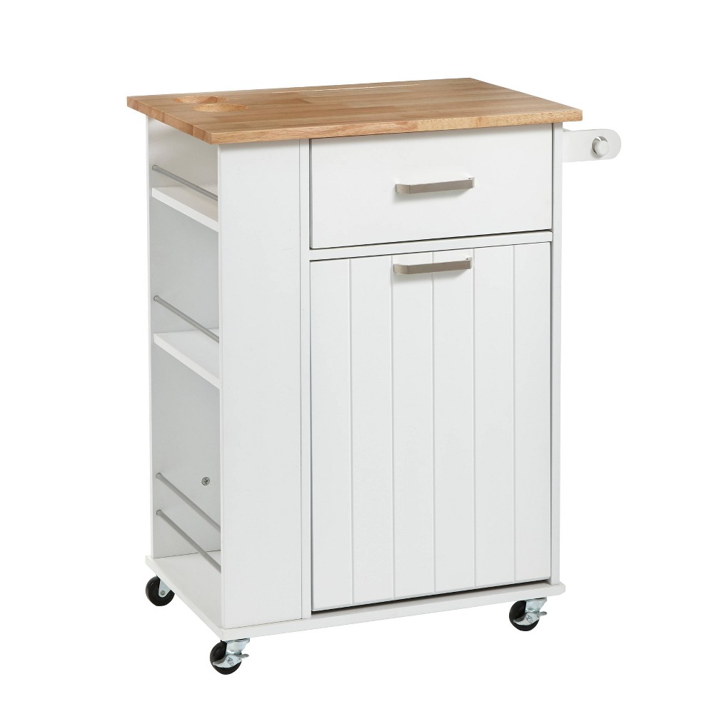 Photos - Other Furniture Lima Kitchen Cart White - Buylateral