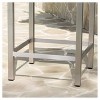 Cape Coral Square Aluminum and Wicker Bar Table - Gray - Christopher Knight Home - 4 of 4