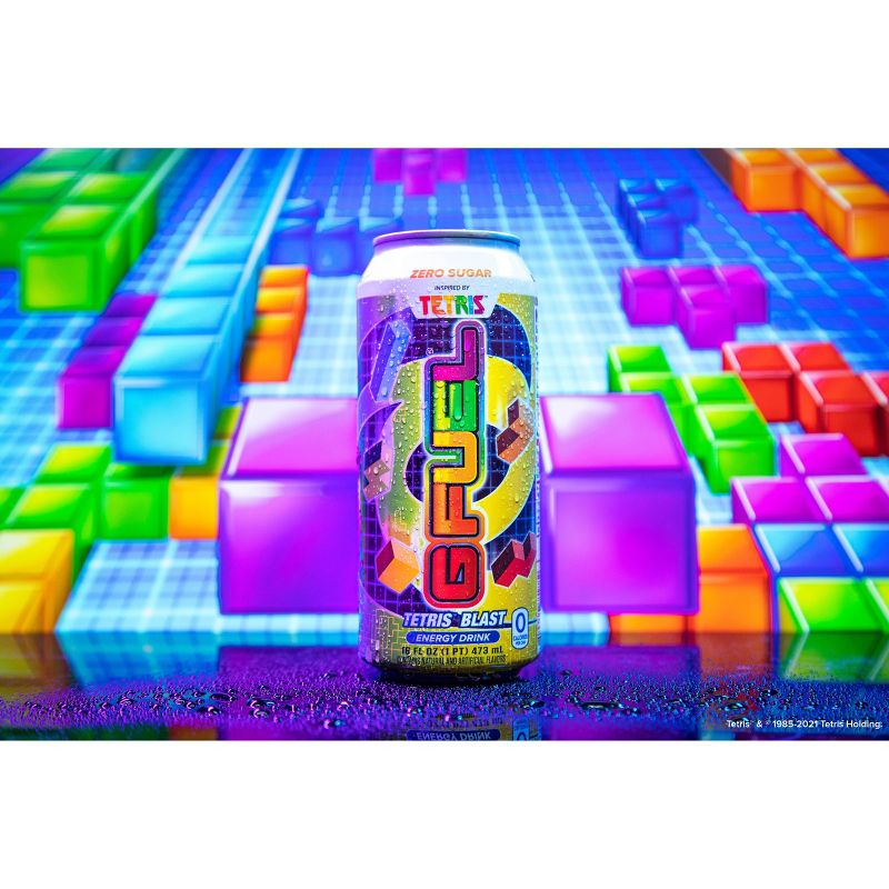G Fuel Tetris Energy Drink - 16 fl oz Can, 4 of 7