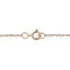 EVERLY JEWELRY | 10K Rose Gold 4/5 CT TGW Morganite and 1/10 CT TW Diamond Halo Necklace - 17 inch - 2 of 4