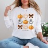 Simply Sage Market S.W.Smiley Pumpkin Coquette Chart Garment Dyed Long Sleeve - 2 of 4