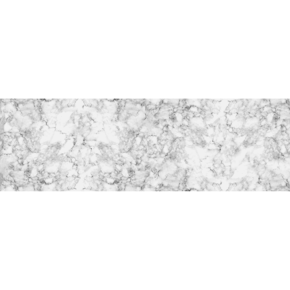  Marble FlorArt Low Profile Machine Washable Kitchen White