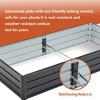 Kumasinova Galvanized Raised Garden Bed Outdoor,Metal Planter Boxes for Vegetables,Flower Herb,Rectangular Large Metal Deep Root Planter,Black - 4 of 4