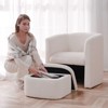 Barrel Chair with Storage Ottoman Set - 3 of 4