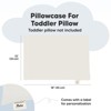 KeaBabies Toddler Pillowcase for 13X18 Pillow, Organic Toddler Pillow Case, Travel Pillow Case Cover - 2 of 4