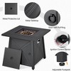 Yaheetech 28" Propane Gas Fire Pit with Lid and Iron Tabletop - 4 of 4