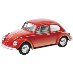 KiNSMART - 1967 Volkswagen Classic Beetle 5 Inch 1:32 Scale Die Cast Metal Model Toy (Red) - 1 of 4