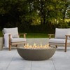 Riverside 48" Oval Concrete Propane Fire Pit - 2 of 4